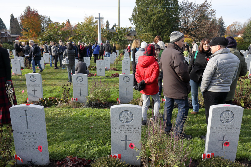 Illustration for article titled 2018 Remembrance Day at Mountain View Cemetery